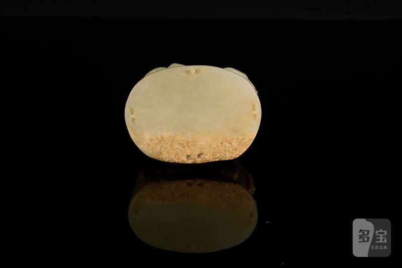 Lot1072 明 白玉莲池鸳鸯炉顶 - 图5